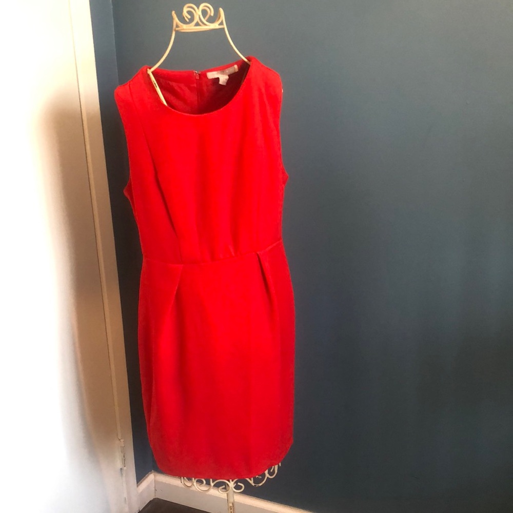Red F21 mini sheath dress